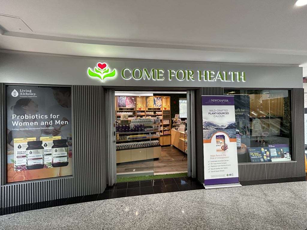 Come For Health store interior